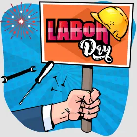 labor day sign