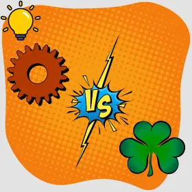 cogwheel vs lucky clover