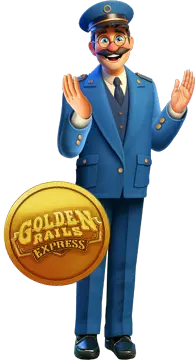 Conductor from the slot game Golden Rails Express at Slots Capital